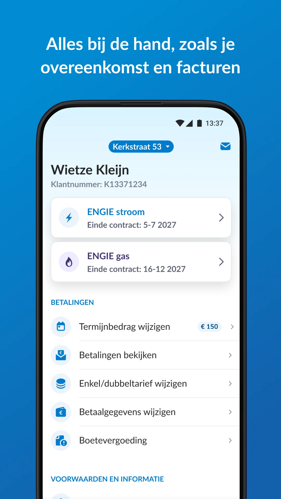 ENGIE Energie NL screenshot